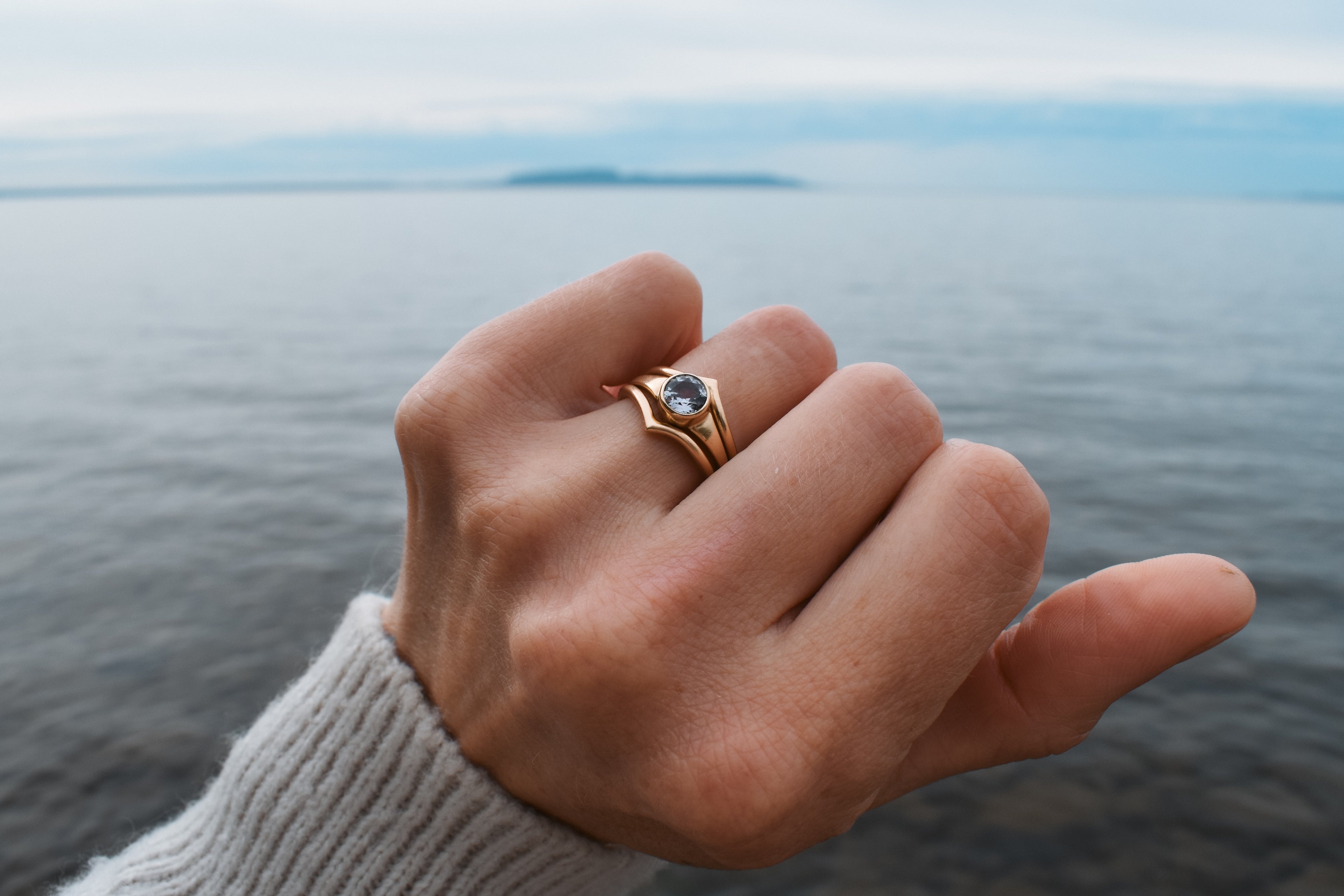 Borealis Fine Jewelry - cover photo ethical jewelry, ethical bridal jewelry, sustainably sourced known origin, recycled gold, nature, inspired jewelry, ethical sapphires, natural sapphires