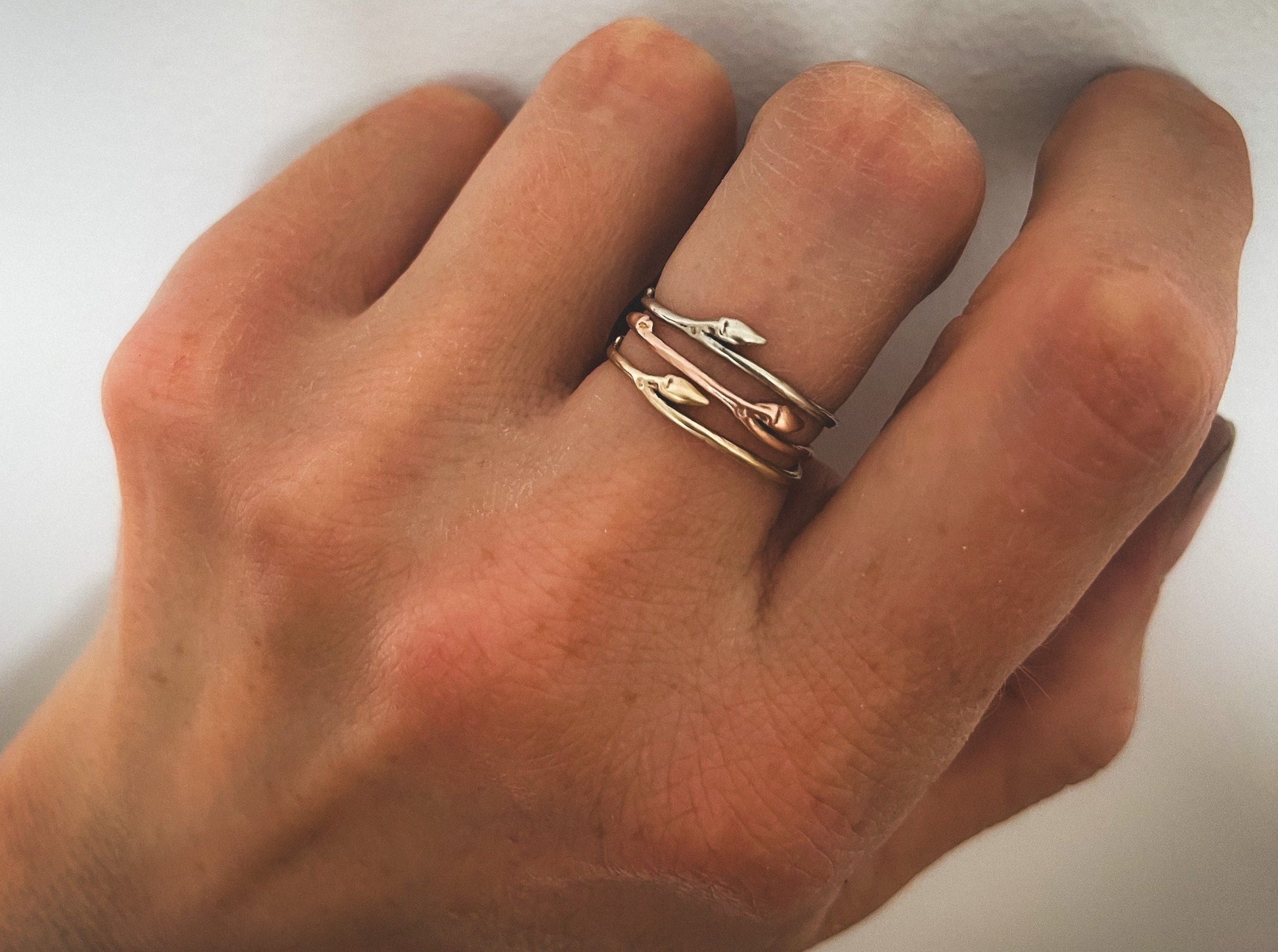 dainty twig rings recycled gold nature inspired jewelry ethical twig rings