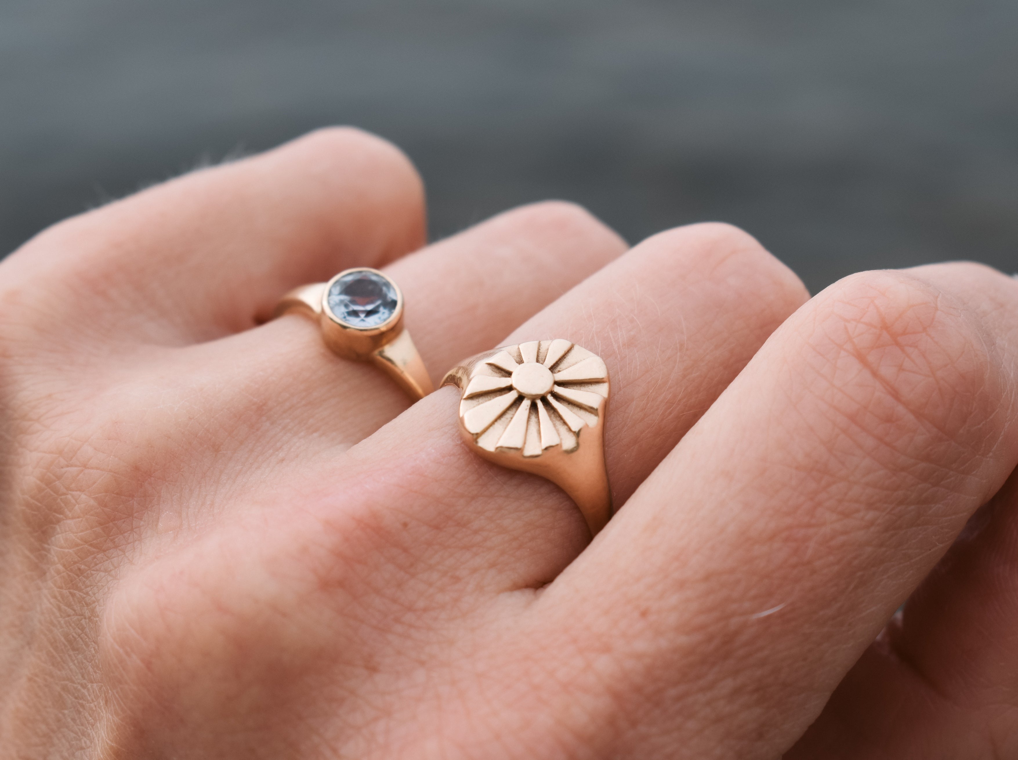 Amazon.com: silver sun pattern ring : Handmade Products